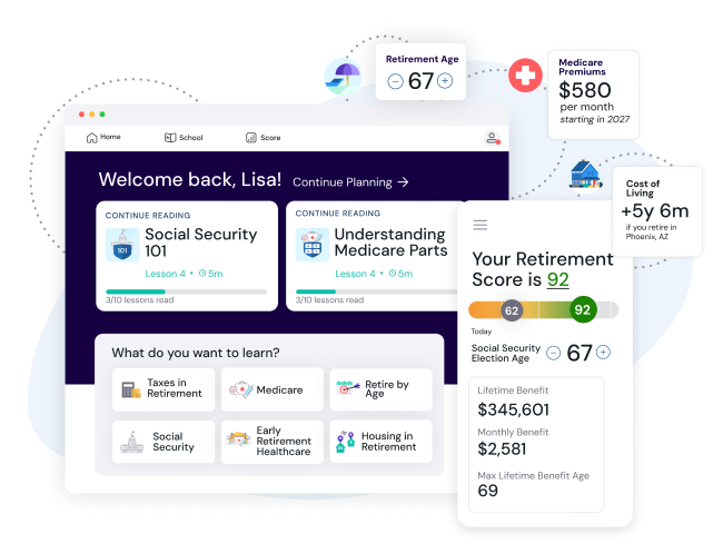 Examples of Retirement Simplified platform
